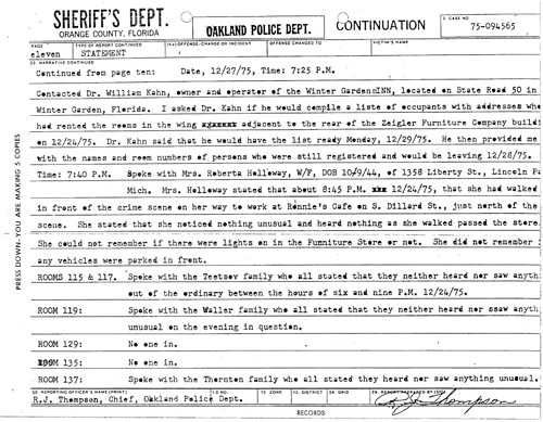 Oakland Police Report Page12