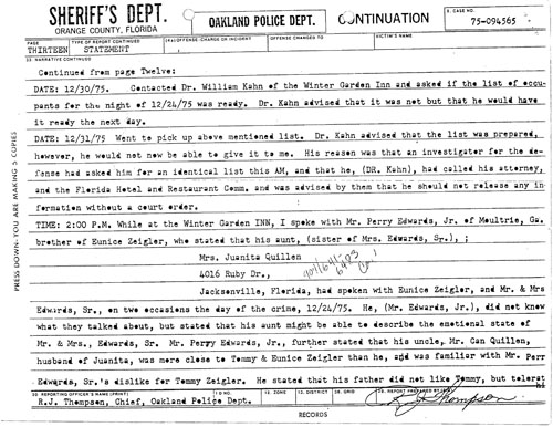 Oakland Police Report Page14