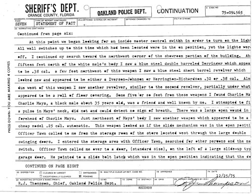 Oakland Police Report Page8
